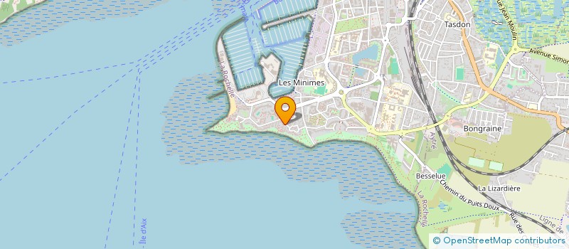 localisation de l'entreprise LES OCEANES  LA ROCHELLE