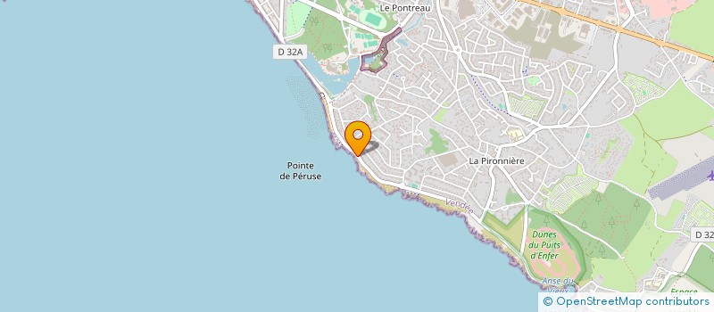 localisation de l'entreprise LES OCEANIDES à LES SABLES D'OLONNE