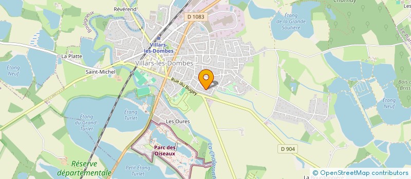 localisation de l'entreprise LES ODES  LE PLANTAY