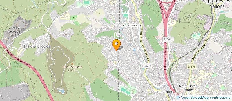 localisation de l'entreprise LES OEILLETS à LES PENNES MIRABEAU