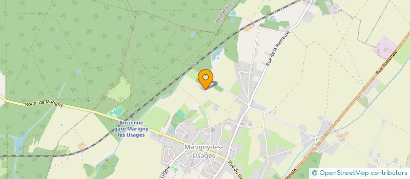 localisation de l'entreprise LES OEUFS DE MA FERME à MARIGNY-LES-USAGES