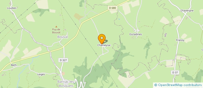 localisation de l'entreprise LES OEUFS DE THIBAULT à BARRIAC-LES-BOSQUETS