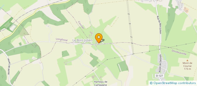 localisation de l'entreprise LES OEUFS DU BOIS JULIEN à COURSET
