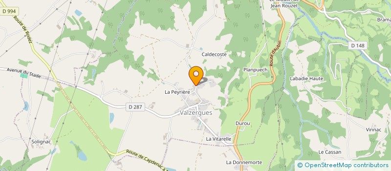 localisation de l'entreprise LES OEUFS DU PUECH à VALZERGUES