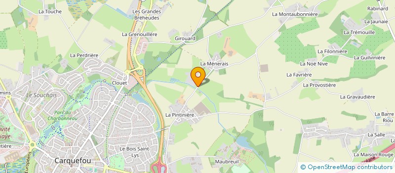 localisation de l'entreprise LES OEUFS MINIER à CARQUEFOU