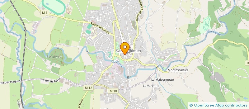 localisation de l'entreprise LES OFFICES  SAINT-GALMIER