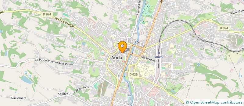 localisation de l'entreprise LES OGRES NOIRS  AUCH