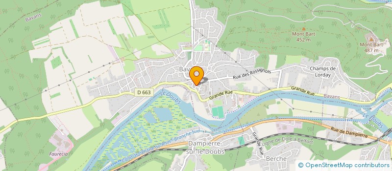 localisation de l'entreprise LES OICHOTTES à BAVANS