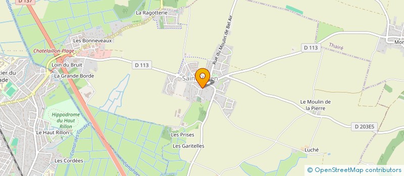 localisation de l'entreprise LES OIES SAUVAGES  SAINT-VIVIEN