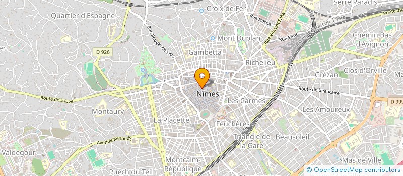 localisation de l'entreprise LES OIES SAUVAGES  NIMES