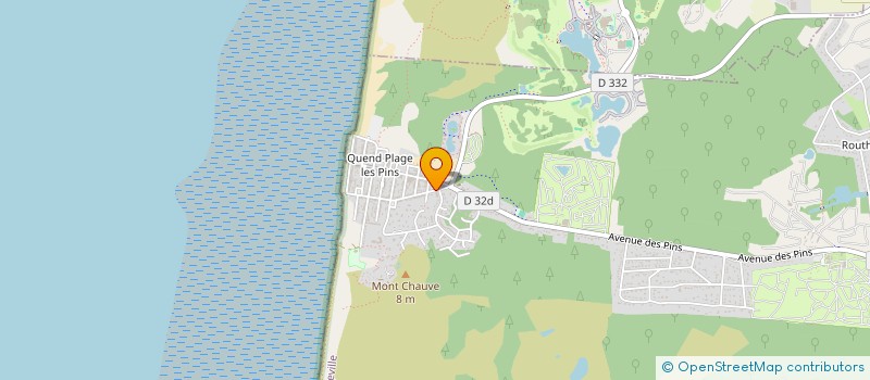 localisation de l'entreprise LES OIES SAUVAGES  QUEND