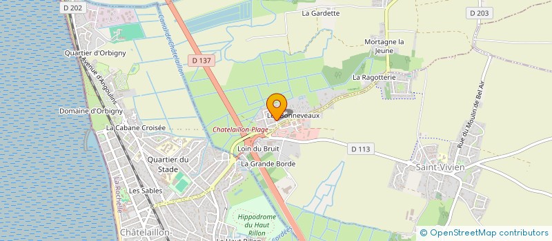 localisation de l'entreprise LES OISEAUX  SALLES-SUR-MER