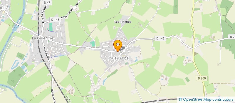 localisation de l'entreprise LES OISEAUX  JOUE-L'ABBE