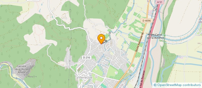 localisation de l'entreprise LES OISEAUX  VILLENEUVE