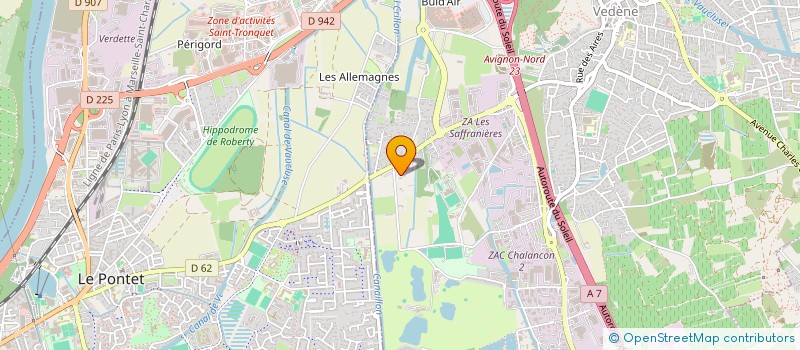 localisation de l'entreprise LES OISEAUX  VEDENE