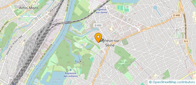 localisation de l'entreprise LES OISEAUX DE MONTPELLIER à VIGNEUX-SUR-SEINE
