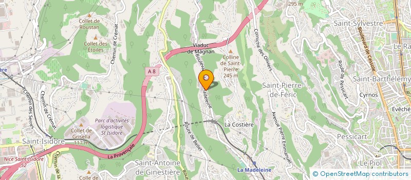 localisation de l'entreprise LES OISEAUX DE MOVEZOGURE  NICE