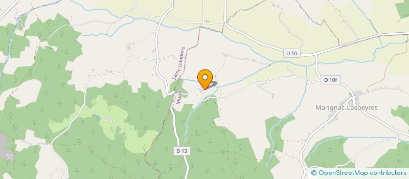 localisation de l'entreprise LES OISEAUX DE PASSAGE  MARIGNAC-LASPEYRES