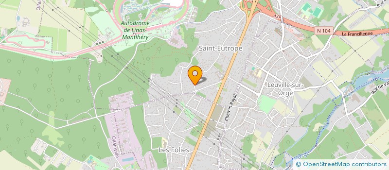 localisation de l'entreprise LES OISEAUX DE TABOR à LINAS