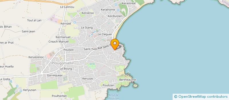 localisation de l'entreprise LES OISEAUX DU LARGE à PLOUGONVELIN
