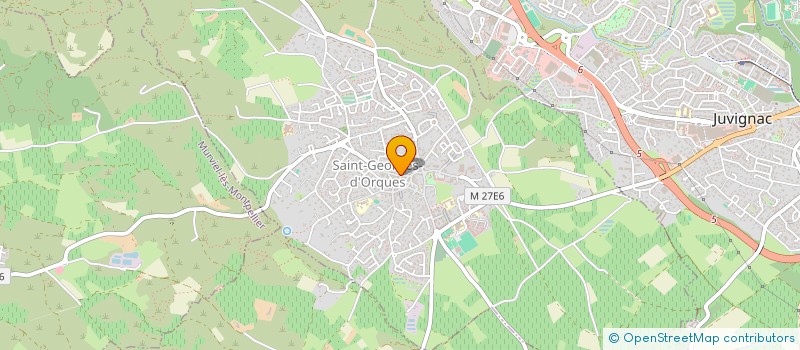 localisation de l'entreprise LES OISEAUX VAGUES  SAINT-GEORGES-D'ORQUES