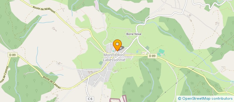 localisation de l'entreprise LES OK ZOU  MONTREDON-LABESSONNIE