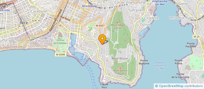 localisation de l'entreprise LES OLIVADES  NICE