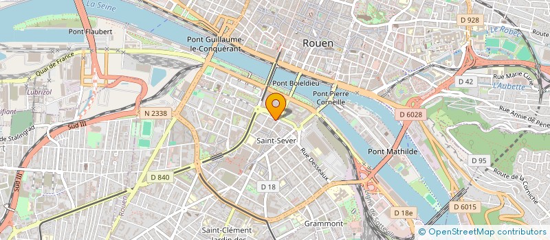 localisation de l'entreprise LES OLIVADES à ROUEN