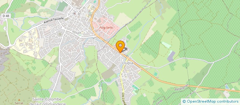 localisation de l'entreprise LES OLIVEDES  LLUPIA