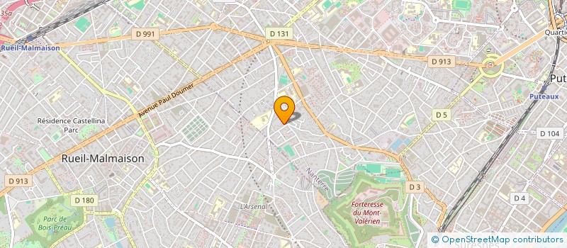 localisation de l'entreprise LES OLIVES  NANTERRE