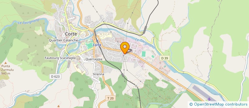 localisation de l'entreprise LES OLIVIER à CORTE