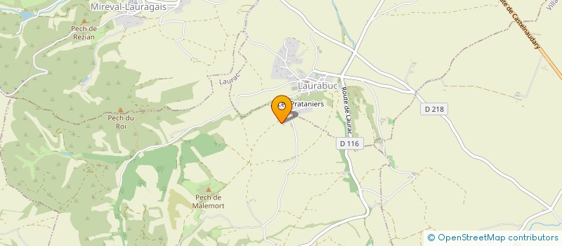 localisation de l'entreprise LES OLIVIERES DE ROTECABAL à LAURAC