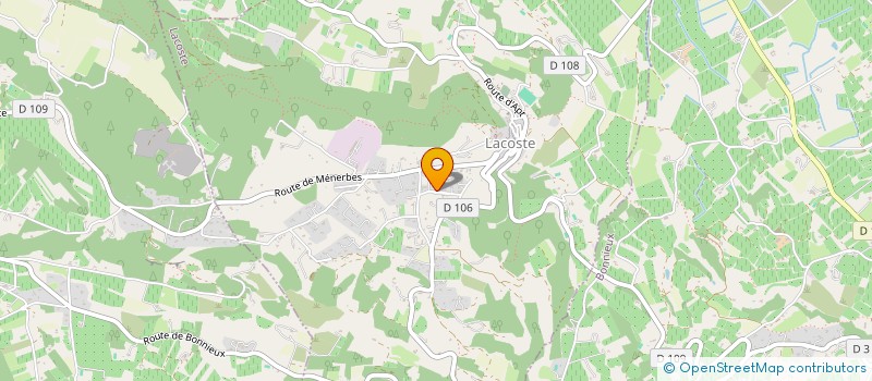 localisation de l'entreprise LES OLIVIERS  BONNIEUX