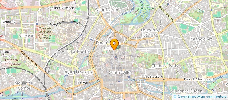 localisation de l'entreprise LES OLIVIERS  RENNES