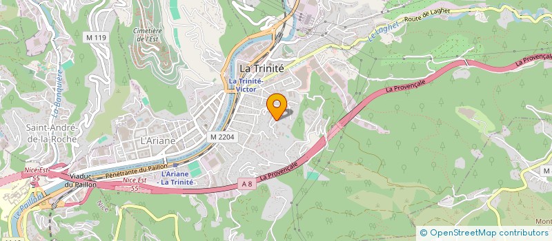 localisation de l'entreprise LES OLIVIERS à LA TRINITE