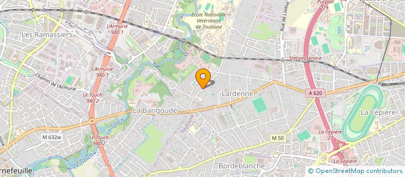 localisation de l'entreprise LES OLIVIERS à TOULOUSE