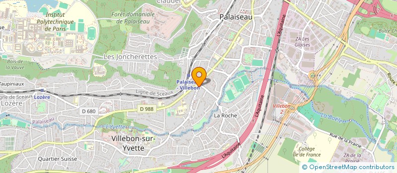 localisation de l'entreprise LES OLIVIERS à PALAISEAU
