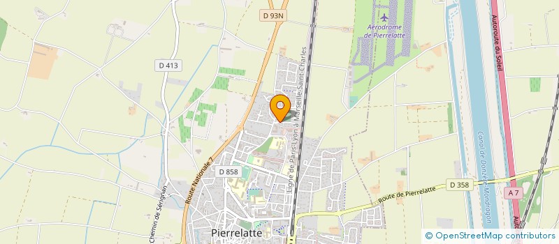 localisation de l'entreprise LES OLIVIERS à PIERRELATTE