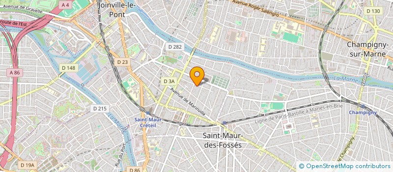 localisation de l'entreprise LES OLIVIERS à SAINT-MAUR-DES-FOSSES