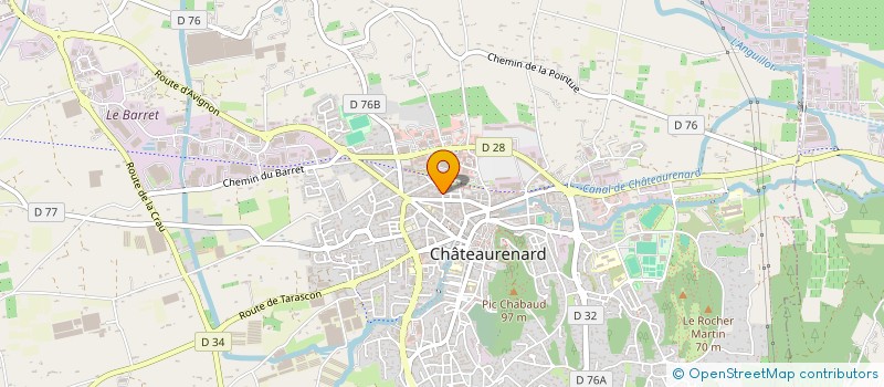 localisation de l'entreprise LES OLIVIERS à CHATEAURENARD