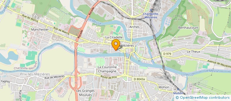 localisation de l'entreprise LES OLIVIERS  CHARLEVILLE-MEZIERES