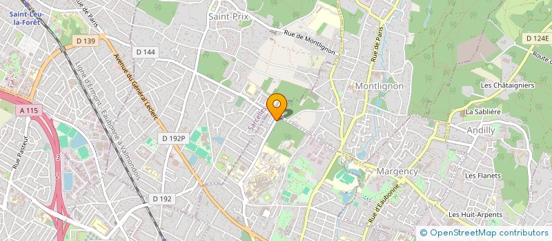 localisation de l'entreprise LES OLIVIERS à EAUBONNE