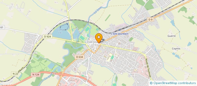 localisation de l'entreprise LES OLIVIERS à L'ISLE-JOURDAIN