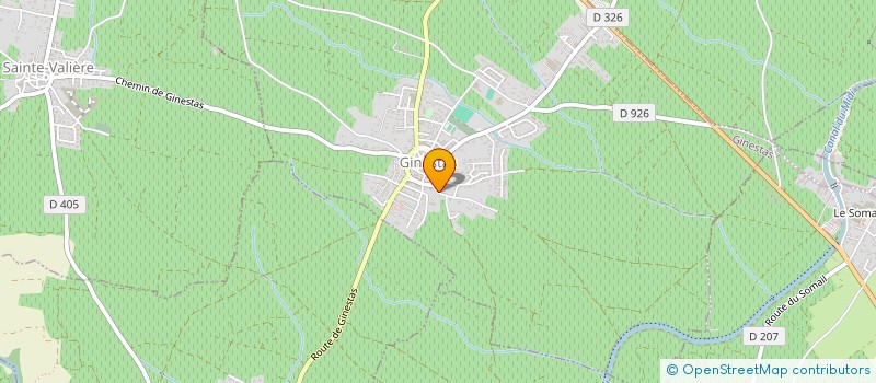 localisation de l'entreprise LES OLIVIERS  GINESTAS