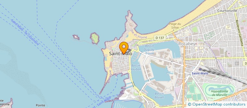 localisation de l'entreprise LES OLIVIERS à SAINT-MALO