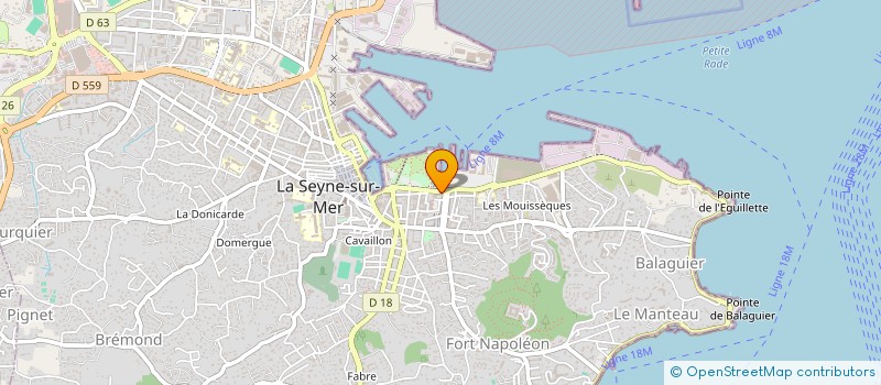 localisation de l'entreprise LES OLIVIERS à LA SEYNE SUR MER