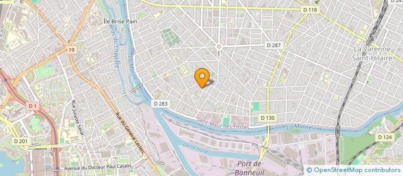 localisation de l'entreprise LES OLIVIERS à SAINT-MAUR-DES-FOSSES