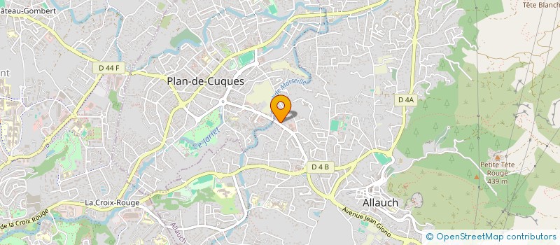 localisation de l'entreprise LES OLIVIERS  ALLAUCH