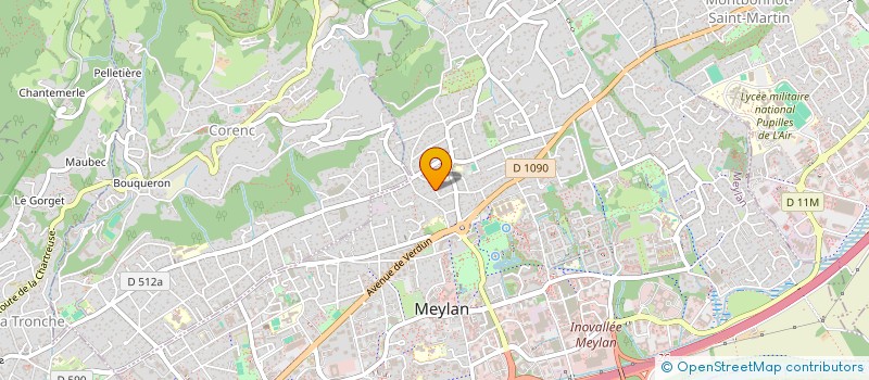 localisation de l'entreprise LES OLIVIERS à MEYLAN