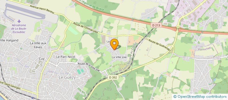 localisation de l'entreprise LES OLIVIERS  LA BAULE-ESCOUBLAC